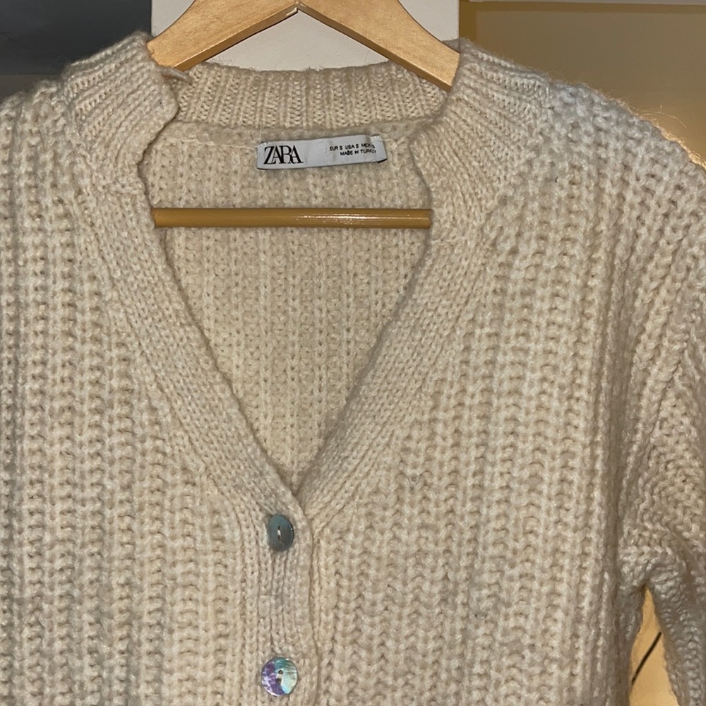Zara Knit Button Down Cardigan